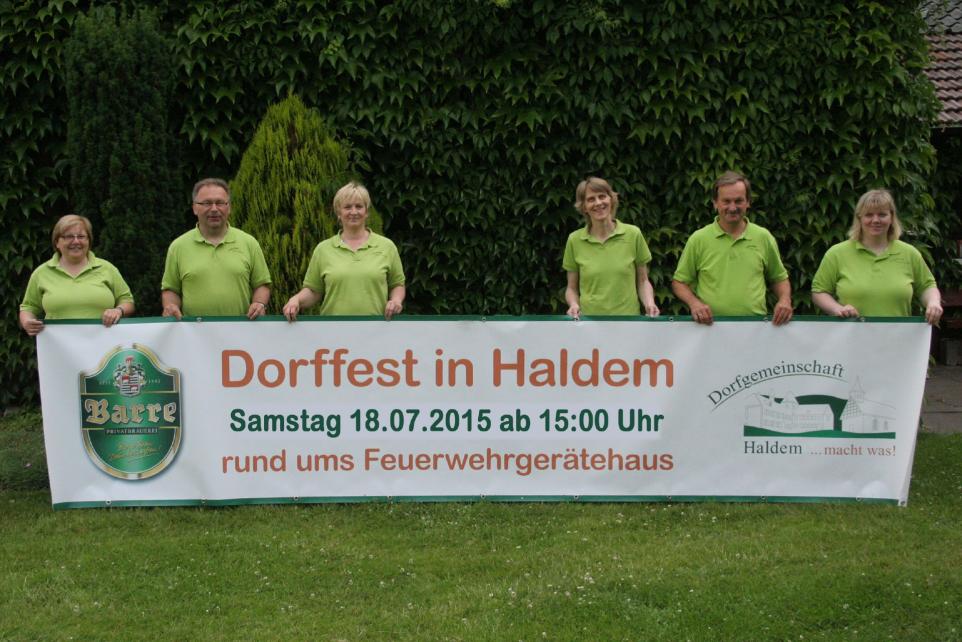 v. l. Elke Papenfuß, Martin Boguschewski, Anke Faltermeier, Angela Wellmann, Wolfgang Rosengarten, Tina Papenfuß